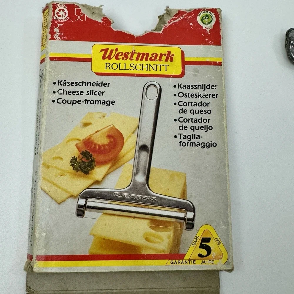 Vintage Westmark Rollschnitt Cheese Slicer Planer Made In West Germany With Box
